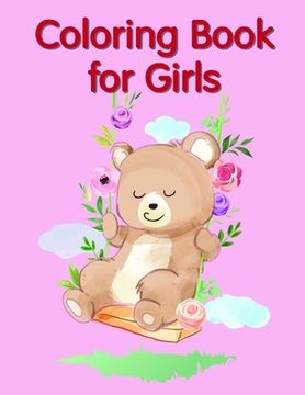 portada Coloring Book for Girls: Baby Funny Animals and Pets Coloring Pages for boys, girls, Children (en Inglés)