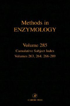 portada cumulative subject index: volumes 263, 264, 266-289: cumulative subject index volumes 263, 264, 266-289 (en Inglés)