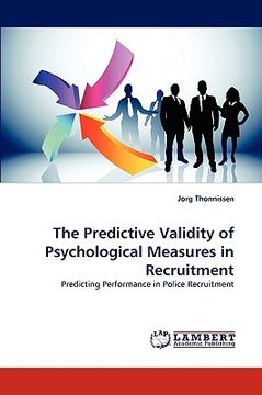 portada the predictive validity of psychological measures in recruitment (en Inglés)