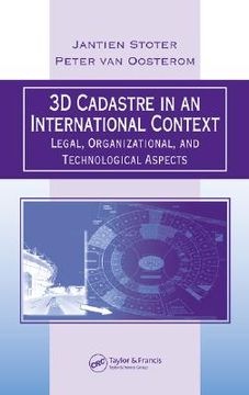 portada 3d cadastre in an international context: legal, organizational, and technological aspects (en Inglés)