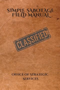 portada Simple Sabotage Field Manual (in English)