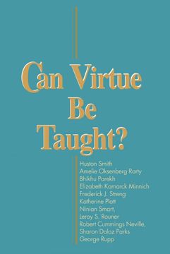 portada Can Virtue be Taught? 