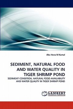 portada sediment, natural food and water quality in tiger shrimp pond (en Inglés)