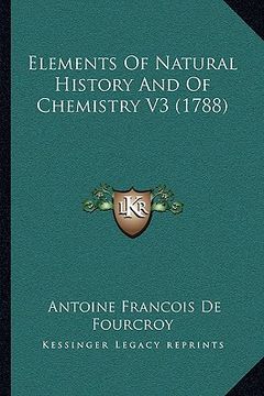 portada elements of natural history and of chemistry v3 (1788) (en Inglés)