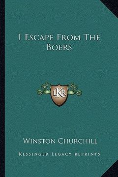 portada i escape from the boers (in English)