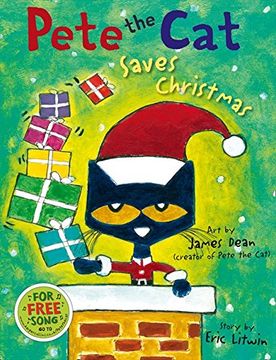 portada Pete the cat Saves Christmas 