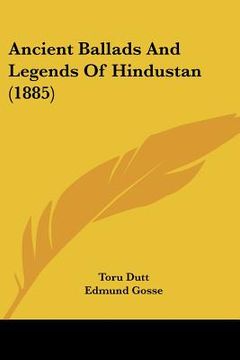 portada ancient ballads and legends of hindustan (1885) (en Inglés)