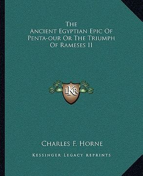 portada the ancient egyptian epic of penta-our or the triumph of rameses ii (in English)