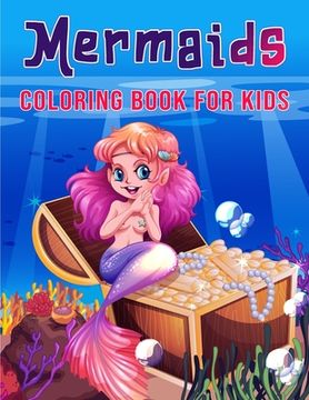 portada Mermaids Coloring Book For Kids (en Inglés)