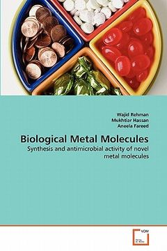 portada biological metal molecules (en Inglés)