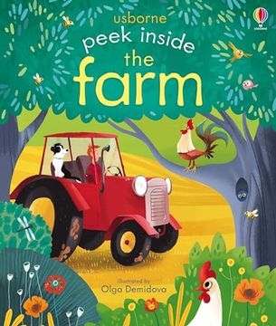 portada Peek Inside the Farm (en Inglés)