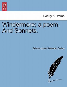 portada windermere; a poem. and sonnets.