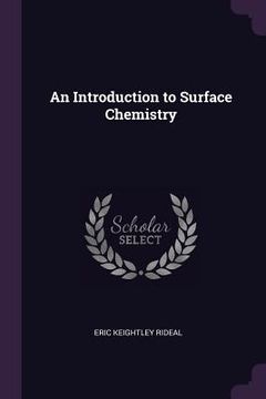 portada An Introduction to Surface Chemistry (en Inglés)