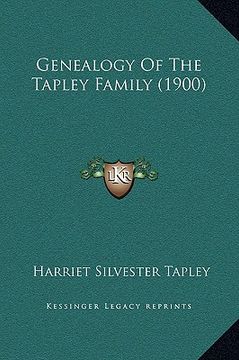 portada genealogy of the tapley family (1900) (en Inglés)