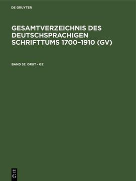 portada Grut - gz (in German)