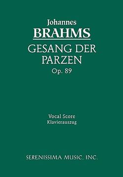 portada Gesang der Parzen, Op.89: Vocal score (en Alemán)