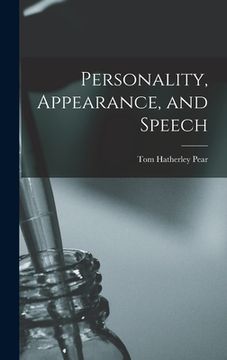 portada Personality, Appearance, and Speech (en Inglés)