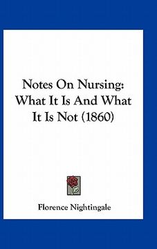 portada notes on nursing: what it is and what it is not (1860) (en Inglés)