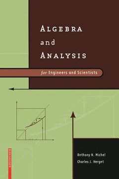 portada algebra and alalysis for engineers and scientists (en Inglés)