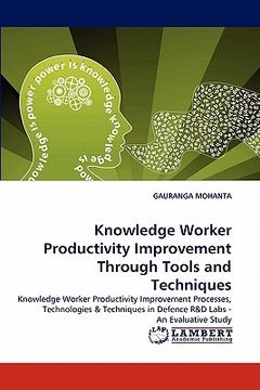 portada knowledge worker productivity improvement through tools and techniques (en Inglés)