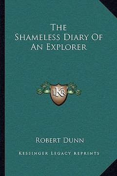 portada the shameless diary of an explorer (in English)