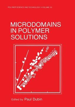portada Microdomains in Polymer Solutions (en Inglés)
