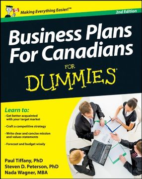 portada Business Plans for Canadians for Dummies (en Inglés)