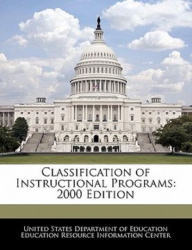 portada classification of instructional programs: 2000 edition