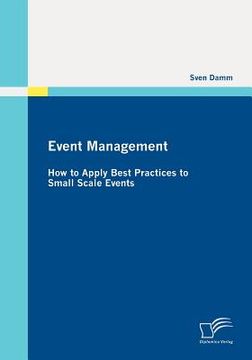 portada event management: how to apply best practices to small scale events (in English)
