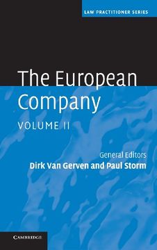 portada The European Company: Volume 2 (Law Practitioner Series) (en Inglés)