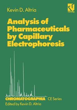 portada analysis of pharmaceuticals by capillary electrophoresis (en Inglés)