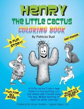 portada henry the little cactus coloring book