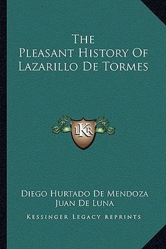 portada the pleasant history of lazarillo de tormes