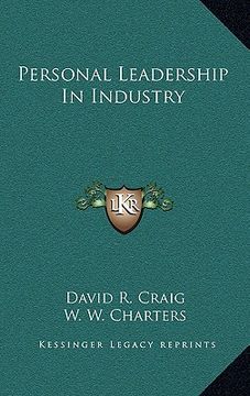 portada personal leadership in industry (in English)