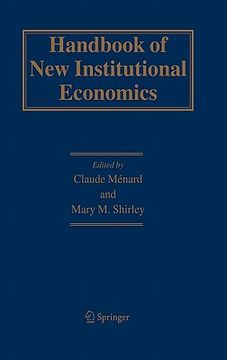 portada handbook of new institutional economics (en Inglés)