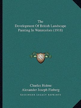 portada the development of british landscape painting in watercolors (1918)
