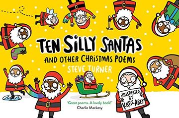 portada Ten Silly Santas: And Other Christmas Poems (en Inglés)