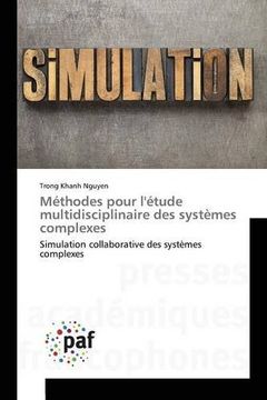 portada Méthodes pour l'étude multidisciplinaire des systèmes complexes