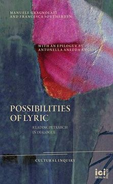 portada Possibilities of Lyric: Reading Petrarch in Dialogue (18) (Cultural Inquiry) 
