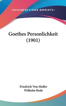 portada Goethes Personlichkeit (1901) (en Alemán)