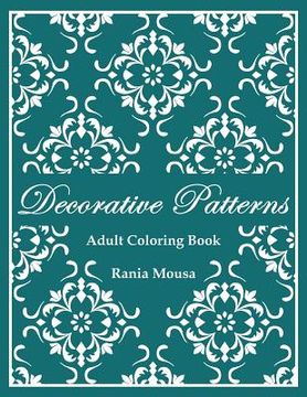 portada Decorative Patterns: (Adult Coloring Book) (en Inglés)