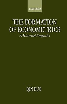 portada The Formation of Econometrics: A Historical Perspective (en Inglés)