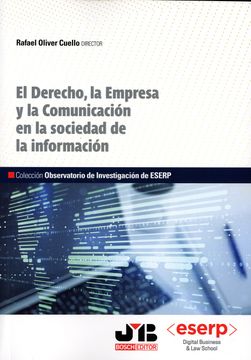 portada Derecho, la Empresa y la Comunicacion en la Sociedad de la Informacion (in Spanish)