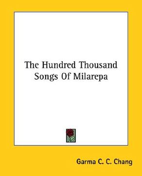 portada the hundred thousand songs of milarepa (in English)
