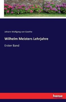 portada Wilhelm Meisters Lehrjahre