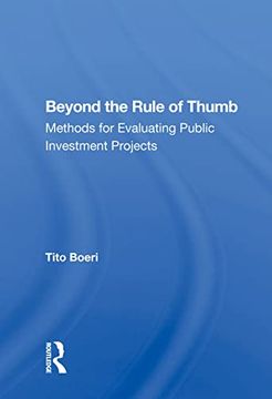 portada Beyond the Rule of Thumb: Methods for Evaluating Public Investment Projects (en Inglés)
