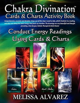 portada chakra divination cards & charts activity book (en Inglés)