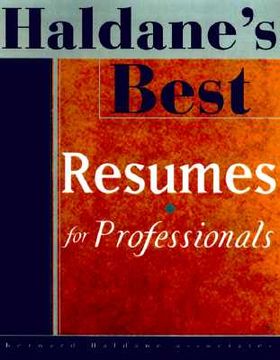 portada Haldane's Best Resumes for Professionals (en Inglés)