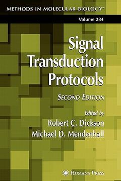 portada signal transduction protocols (en Inglés)