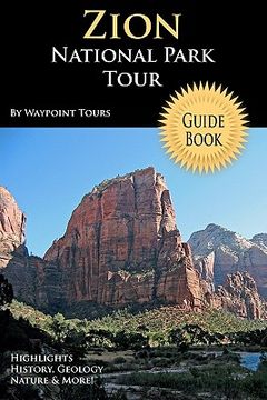 portada zion national park tour guide book (en Inglés)